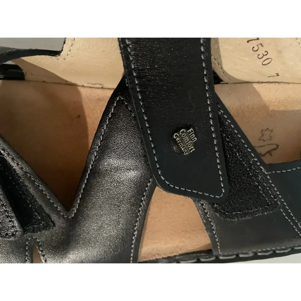 Finn Comfort Toro Soft Leather Sandals EU 43 Unisex Mens 10/Womens 12 Gorpcore